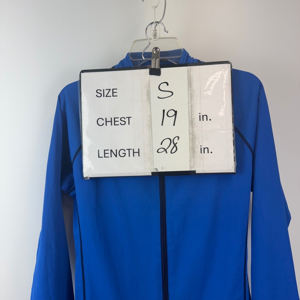 Coolibar Womens UPF 50+ Sun Protection Full Zip Jacket Blue Small RN 106928 - Picture 2 of 14